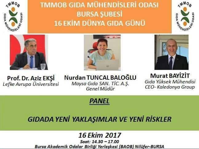 TMMOB Bursa da düzenlenen Paneldeydik